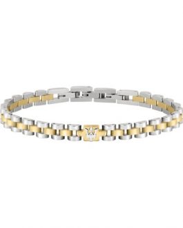 JM320AST09 Bracelet SS + YG PVD MASERATI GIOIELLI