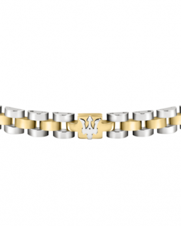 JM320AST09 Bracelet SS + YG PVD MASERATI GIOIELLI