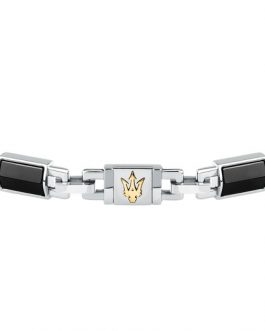 JM425ATZ69 CERAMIC BR SS YG CERAMIC BLACK 18+3.5CM MASERATI GIOIELLI