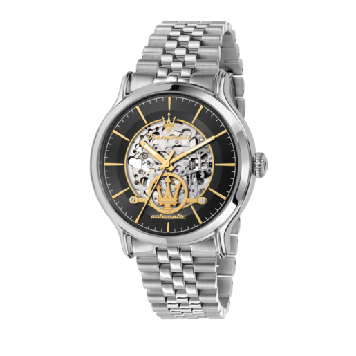 R8823118015 EPOCA 42MM AUTO D.GUN DIAL SS BR MASERATI