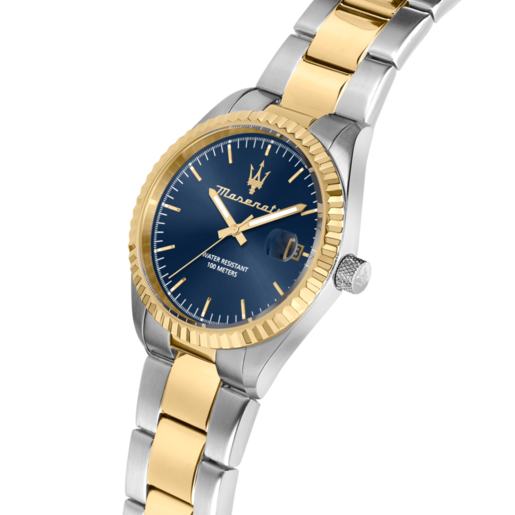 R8853100027 COMPETIZIONE 43MM 3H BLUE DIAL BR SS+YG MASERATI - Imagen 4