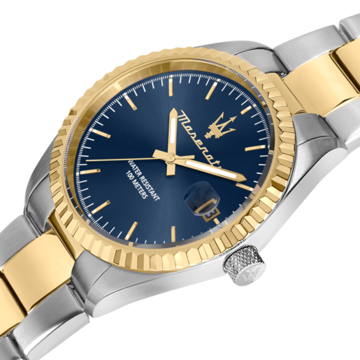 R8853100027 COMPETIZIONE 43MM 3H BLUE DIAL BR SS+YG MASERATI - Imagen 5