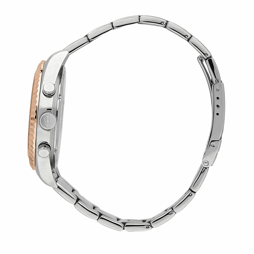 R8853100040 COMPETIZIONE 43MM MUL BLUE DIAL SS+RG BR MASERATI - Imagen 2