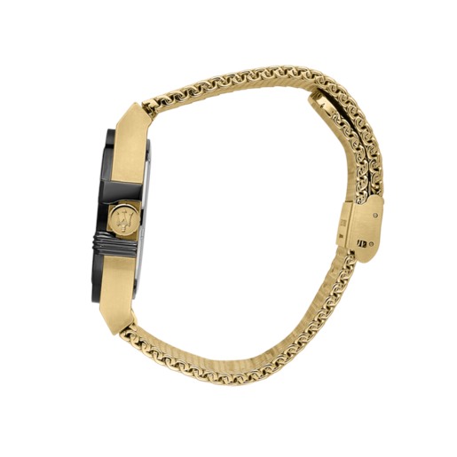 R8853108006 POTENZA 42MM 3H BLACK DIAL MESH BR YG MASERATI - Imagen 2