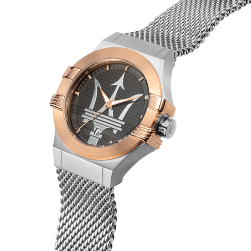R8853108007 POTENZA 42MM 3H GUN DIAL MESH BR SS MASERATI - Imagen 4