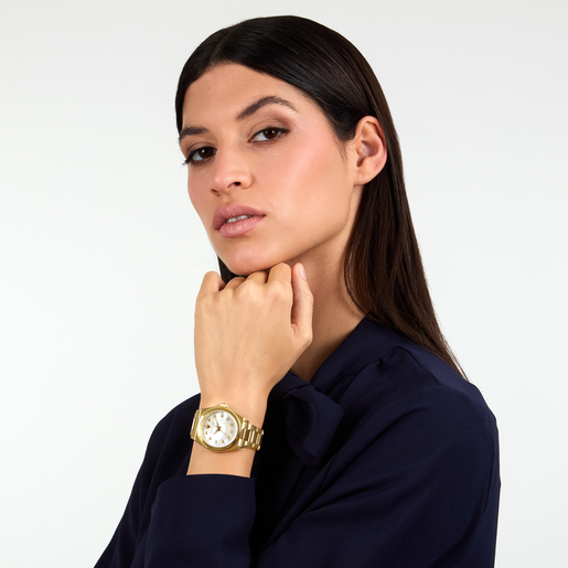 R8853152502 VELOCITÀ 35MM 3H WHITE DIAL YG BR MASERATI - Imagen 4