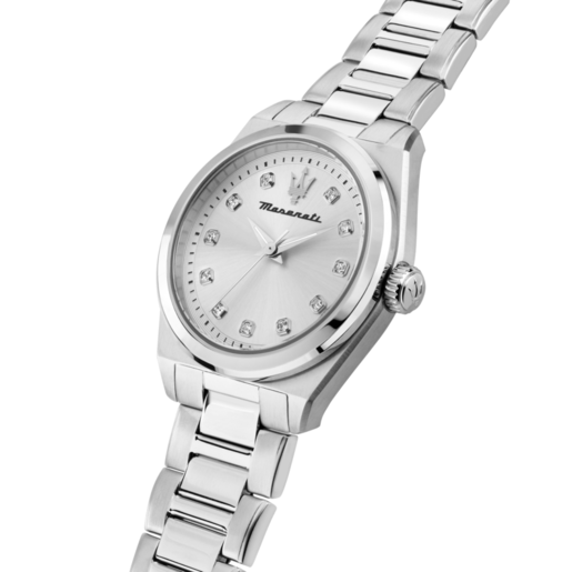 R8853152503 VELOCITÀ 35MM 3H SIL+WHI DIAL SS BR MASERATI - Imagen 5