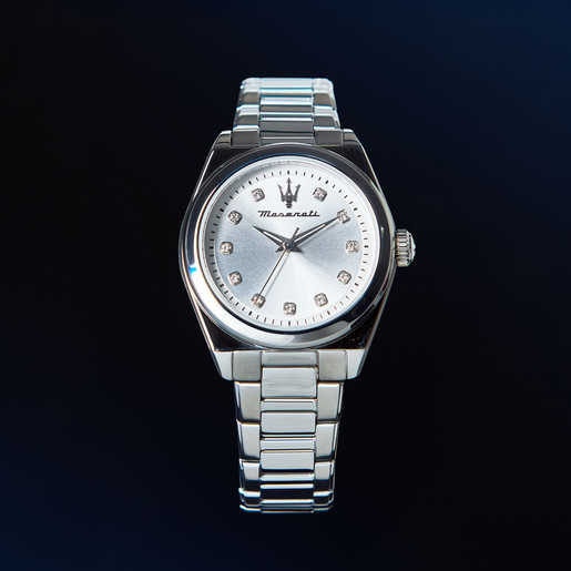 R8853152503 VELOCITÀ 35MM 3H SIL+WHI DIAL SS BR MASERATI - Imagen 6