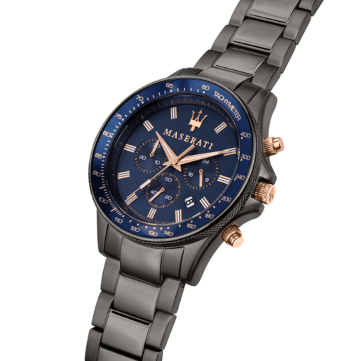 R8873640001 SFIDA 44MM CHR BLUE DIAL BR GUN MASERATI - Imagen 4