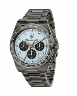 R8873652004 VELOCITÀ 43MM CHRO BLUE DIAL GUN BR MASERATI
