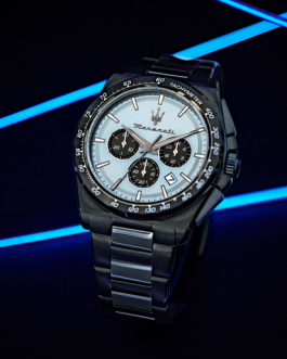 R8873652004 VELOCITÀ 43MM CHRO BLUE DIAL GUN BR MASERATI