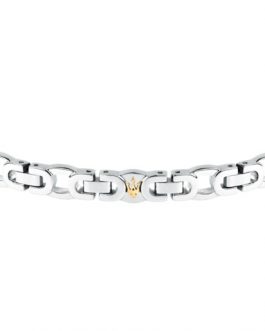 JM425AVD99 8056783301485 ICONIC BR SS YG 18+3.5CM MASERATI GIOIELLI
