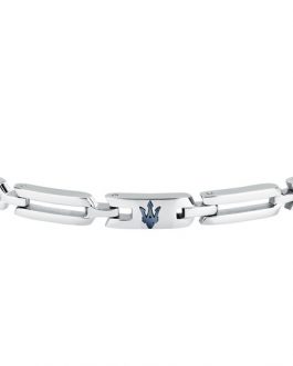 JM424AVD73 ICONIC BR SS BLUE 18+3.5CM MASERATI GIOIELLI