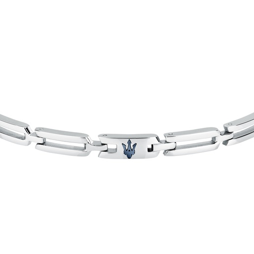 JM424AVD73 ICONIC BR SS BLUE 18+3.5CM MASERATI GIOIELLI - Imagen 2
