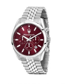 R8853151024 ATTRAZIONE 43MM MULT BURGUNDY DIA SS BR MASERATI