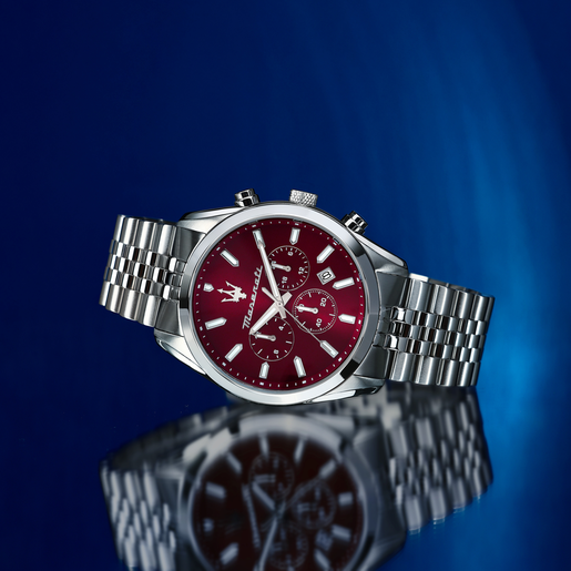 R8853151024 ATTRAZIONE 43MM MULT BURGUNDY DIA SS BR MASERATI - Imagen 5
