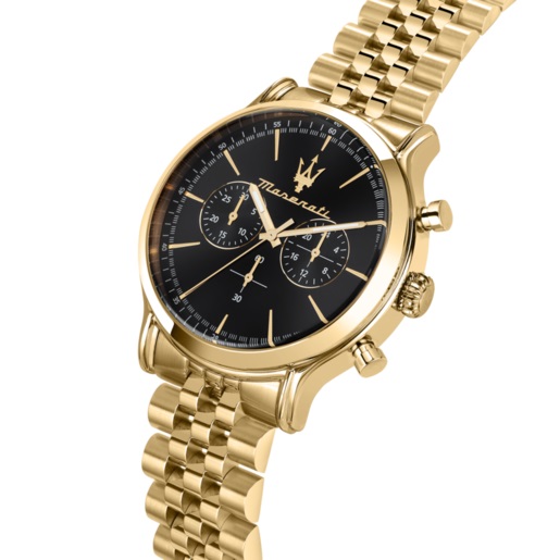 R8873618023 EPOCA 42MM CHR BLACK DIAL BR YG MASERATI - Imagen 2