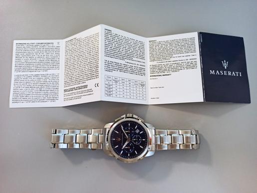 R8873621047 SUCCESSO 42MM CHR BLUE DIAL SS BR MASERATI - Imagen 7