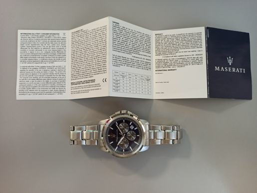 R8873621051 SUCCESSO 42MM CHR BLU/GUN DIAL SS BR MASERATI - Imagen 6