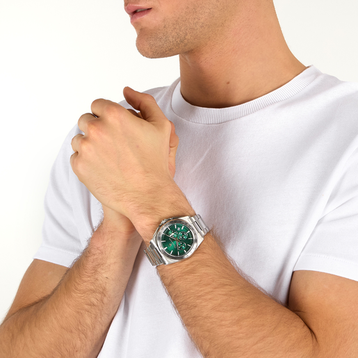 R8873652013 VELOCITÀ 43MM CHR GREEN DIAL SS BR MASERATI - Imagen 4
