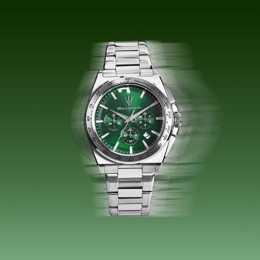 R8873652013 VELOCITÀ 43MM CHR GREEN DIAL SS BR MASERATI - Imagen 5