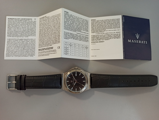 R8851153003 VELOCITÀ SLIM 40MM 3H BLACK DIA BLACK ST MASERATI - Imagen 6