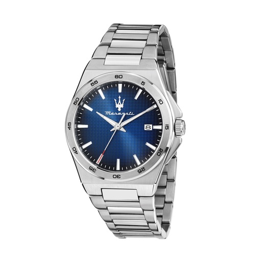 R8853153001 VELOCITÀ SLIM 40MM 3H BLA+BLU DIA SS BR MASERATI
