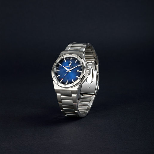 R8853153001 VELOCITÀ SLIM 40MM 3H BLA+BLU DIA SS BR MASERATI - Imagen 5