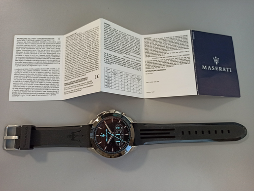 R8871612047 TRAGUARDO 43MM CHR BLACK DIAL BLACK ST MASERATI - Imagen 5